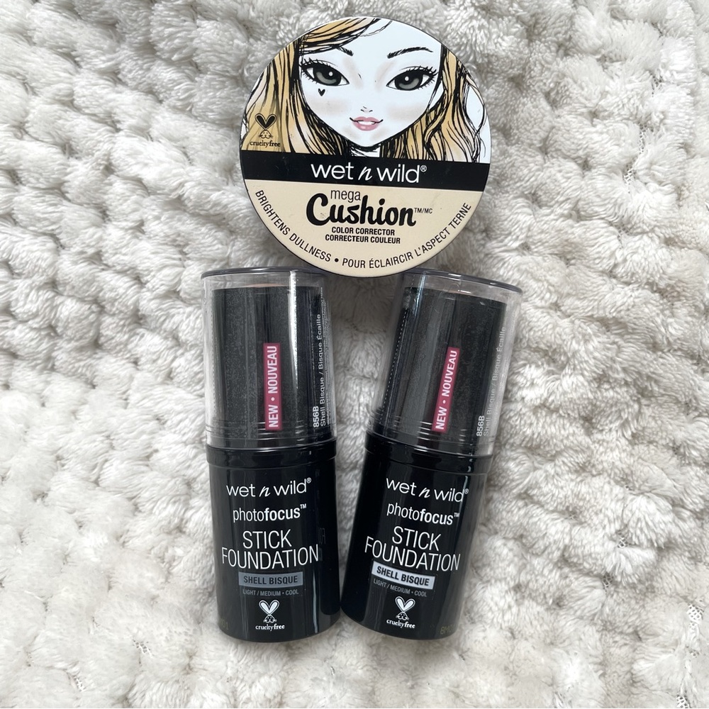 🌸 5 for $25 Wet n Wild Stick Foundation & Color Corrector Bundle